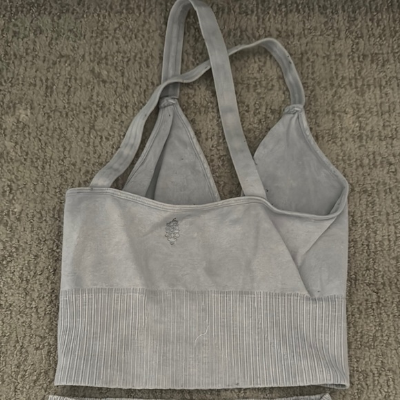 Light Gray Free People Athletic Set - Picture 5 of 6